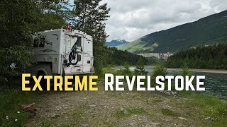 LIVING in a Truck Camper Down By The RIVER in Revelstoke!