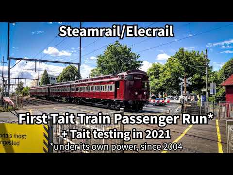 Steamrail/Elecrail | Tait Train Passenger Run and Testing