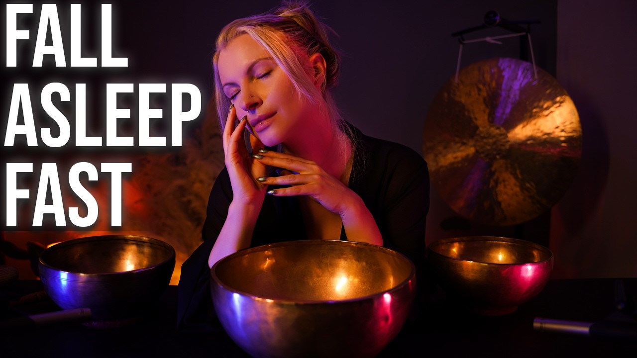 Fall Asleep FAST | Himalayan Bowl Brain Massage for Deep Sleep