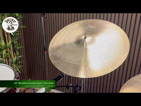 20" Modified Zildjian Avedis Paper Thin Ride 1755gr (VIDEO) image 9