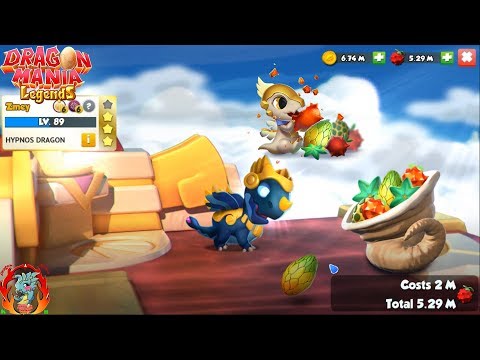 Funny Hypnos Dragon ( Upgrade Level 90 Hypnos Dragon ) - Dragon Mania Legends Gameplay Part 1568 HD