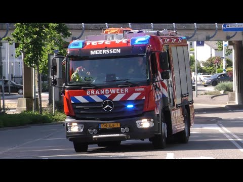 Brandweer Meerssen, TS 24-3631, met spoed naar buitenbrand Den Olieberg Meerssen