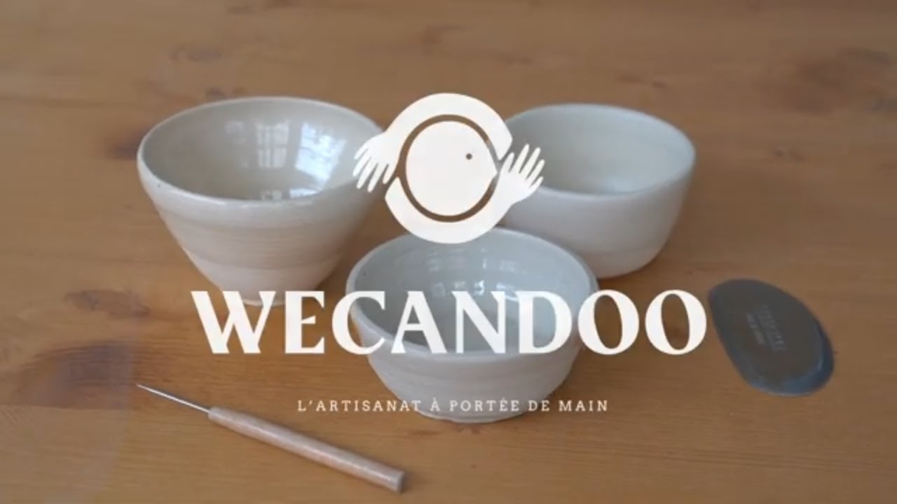 Modelez et décorez votre duo d'assiettes - Vidéo