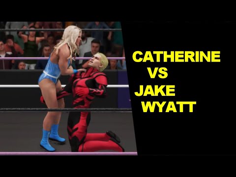 GLOW 1985 Catherine Reynolds vs Jake Wyatt mixed - Mixed Match