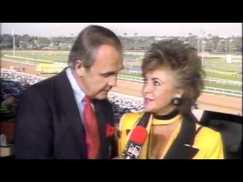 1984 Breeders' Cup - Elizabeth Taylor picks the exacta in the Distaff!