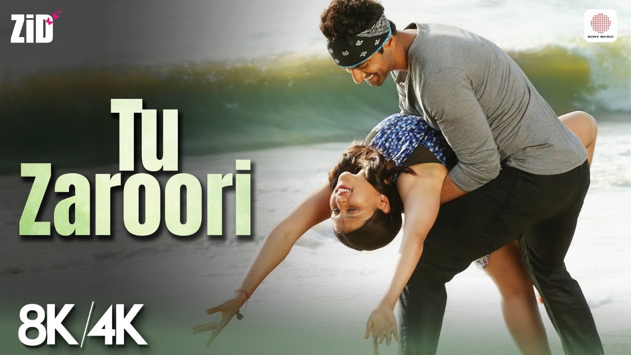 Tu Zaroori - 8K/4K Music Video | Karanvir Sharma | Mannara | Zid | Sunidhi Chauhan | Sharib Sabri
