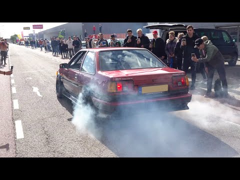 Modified JDM Cars leaving GO Japan 2022 EXTREME WILD | Burnouts, Loud Bangs, Accelerations, ....