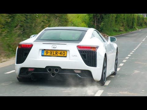 Lexus LFA PURE SOUND - Accelerations, Fly-By's & Downshifts