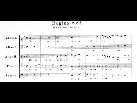 Victoria, Regina Coeli a 5 voci (score)