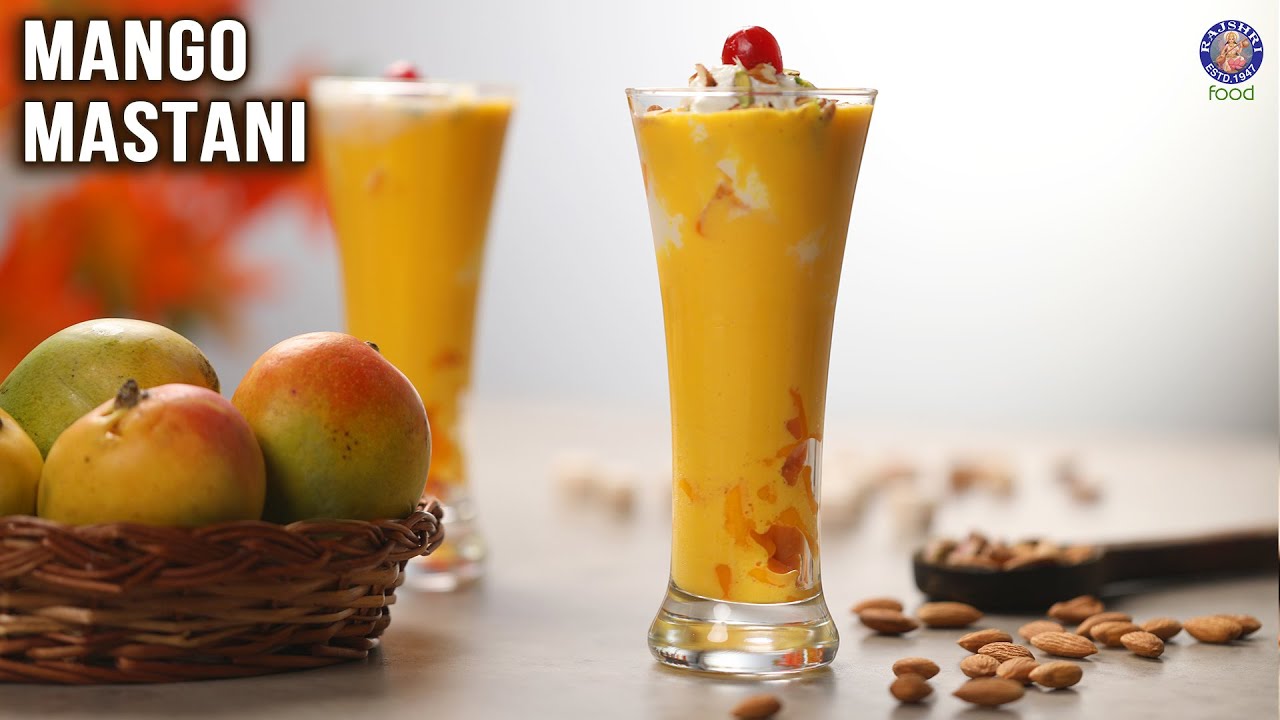 Mango Mastani Recipe | Pune’s Iconic Mango Thick Shake | Loaded With Ice Cream & Dry Fruits