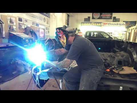 Replacing a Dodge truck bedside