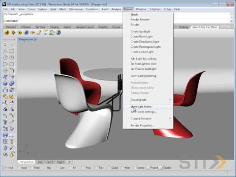 Videocorso V-Ray 1.5 per Rhinoceros - Lezione 19 - Setup della scena di Studio
