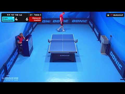 19:40 Artem Maksymenko - Oleksandr Ivashkin 22.09.2023 TT Euro.Cup Ukraine Star. TABLE 3