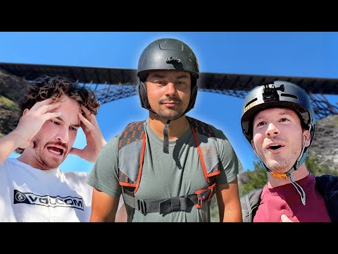 I Taught My Friend To BASE Jump!