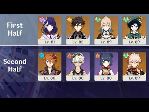 archons team and international | 2.3 spiral abyss floor 12 full clear (9 stars)