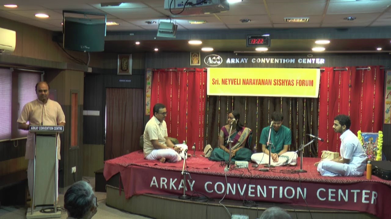 Sri.Neyveli Narayanan Sishya Forum Session 01