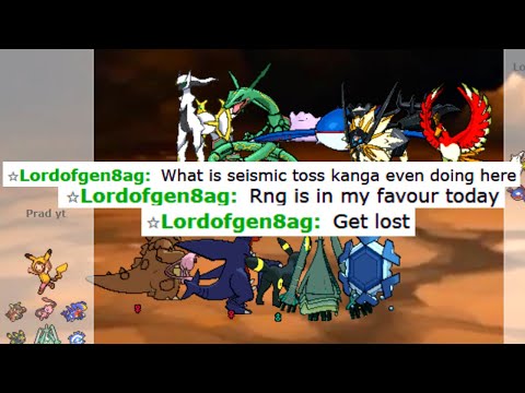 SEISMIC TOSS KANGASKHAN DESTROYS FUNNY SALTY LEGENDARY SPAMMER on Pokemon showdown !!!!