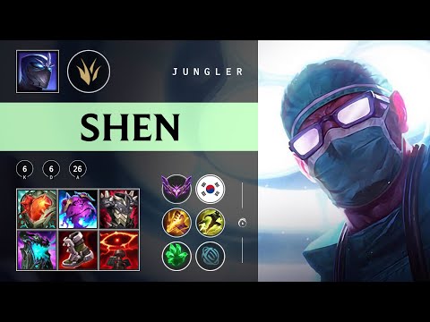 Shen Jungle vs Graves - KR Master Patch 25.23