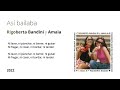 Así bailaba - Rigoberta Bandini y Amaia