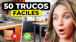 50 MEJORES TRUCOS PARA QUE TU CASA SE VEA DE LUJO 😱 Decoración Elegante al Instante