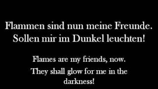 Svbway To Sallys &#39;Feuerkind&#39; (English Lyrics)