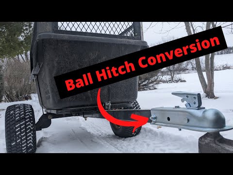 Trailer Ball Hitch Conversion Kit Installation