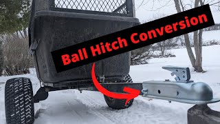 Trailer Ball Hitch Conversion Kit Installation