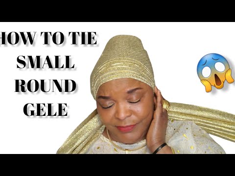 Adejoke Gele 💯👍 How To Tie Small Round