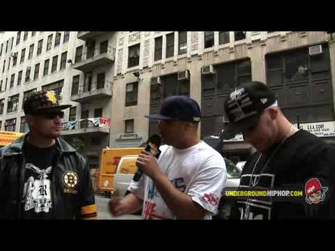 Riviera Regime (Klee Magor   Benny Brahmz) feat. Necro - Interview (Live On The Streets - New York, NY - 6/4/08)