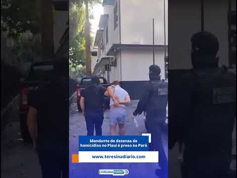 Líder de facção do Piauí, foragido há 9 anos, é preso em Belém (PA)