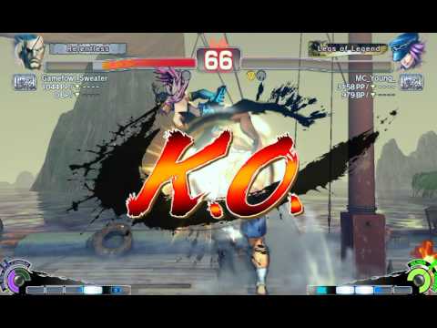 Ultra Street Fighter IV battle: Gamefowl_Sweater (Sagat) vs Poison