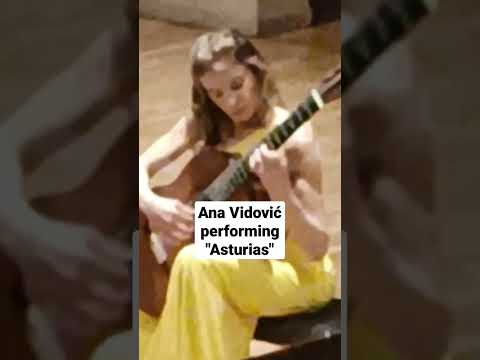 "Asturias", performed by Ana Vidović at the National Music Auditorium of Madrid (Spain) (24-XI-2022)