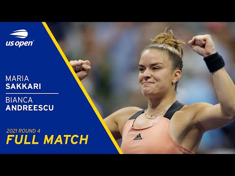 Maria Sakkari vs Bianca Andreescu Full Match | 2021 US Open Round 4