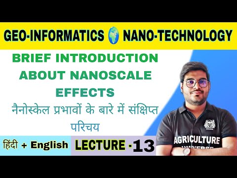 Geo informatics Nano technology Syllabus analysis bsc ag 6th semester