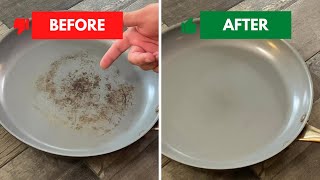 Clean STUBBORN Greenpan Stains For PENNIES - LIKE MAGIC!