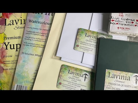 Technique Tuesday- It Is All In The Card Stock by Jo Rice #laviniastamps #cardmaking