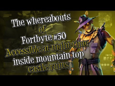 The Whereabouts of Fortbyte #50 : Accessible at night time inside mountain top castle ruins Video