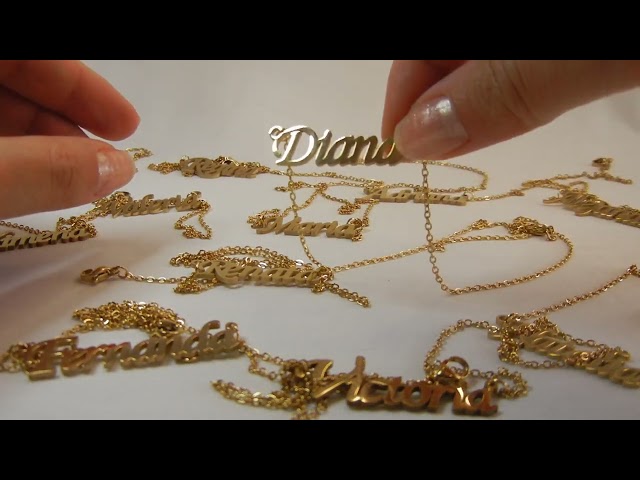 Vídeo relacionado con various Collar Nombre Carla Acero Inoxidable-Colgante Nombre Personalizado Plateado para Collar Mujer-Regalos Personalizados para Mujer Madres Niña Parejas, Mejor Amiga