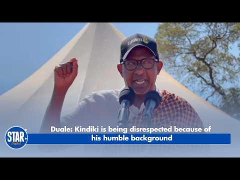 Duale - Kindiki is being disrespected because of his humble background