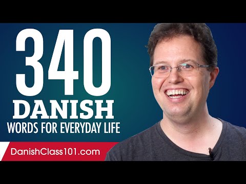 340 Danish Words for Everyday Life - Basic Vocabulary #17