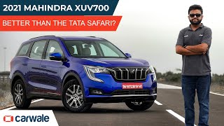 2021 Mahindra XUV700 Review | Better Than The Tata Safari? | AX7 Diesel AT 7-Seater Driven | CarWale