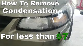 How To Remove Water from Headlights And Completey Reseal Them.
