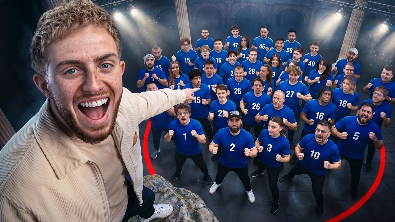 J'AI INVITÉ 50 YOUTUBEURS A S'AFFRONTER !