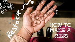 How to solder a ring - How to make a wire ring - Wire Jewelry