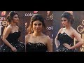Television Actress Mouni Roy In Black Colour Sleeveless Maxi Type Dress