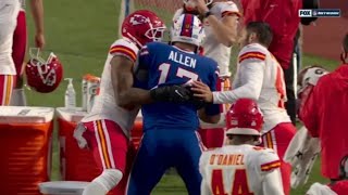 NFL Scary Sideline Collisions of the 2023 season!