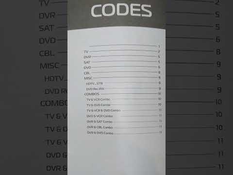 Tzumi Remote Codes