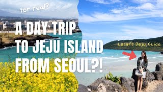 A great Korea travel idea : a day trip to Jeju Island from Seoul