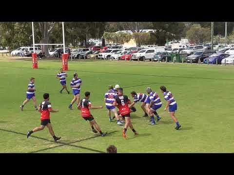 2020 RUGBY KALAMUNDA BULLS U18 vs PALMYRA (round 13) 2nd half PT2
