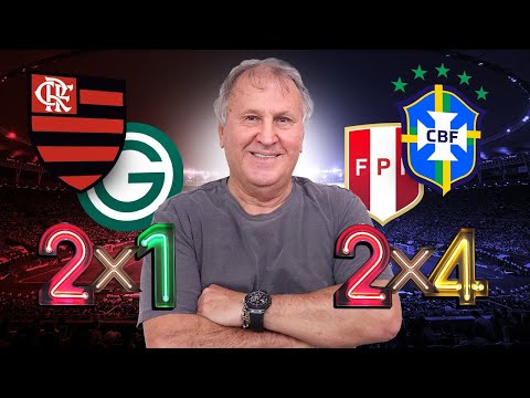 Flamengo 2 x 1 Goiás e Peru 2 x 4 Brasil - análise do ZICO
